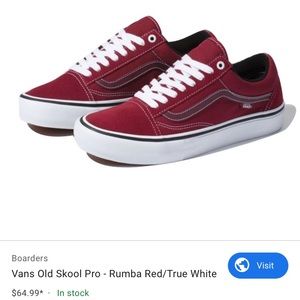 Vans Old School Pro Rumba Red/True White